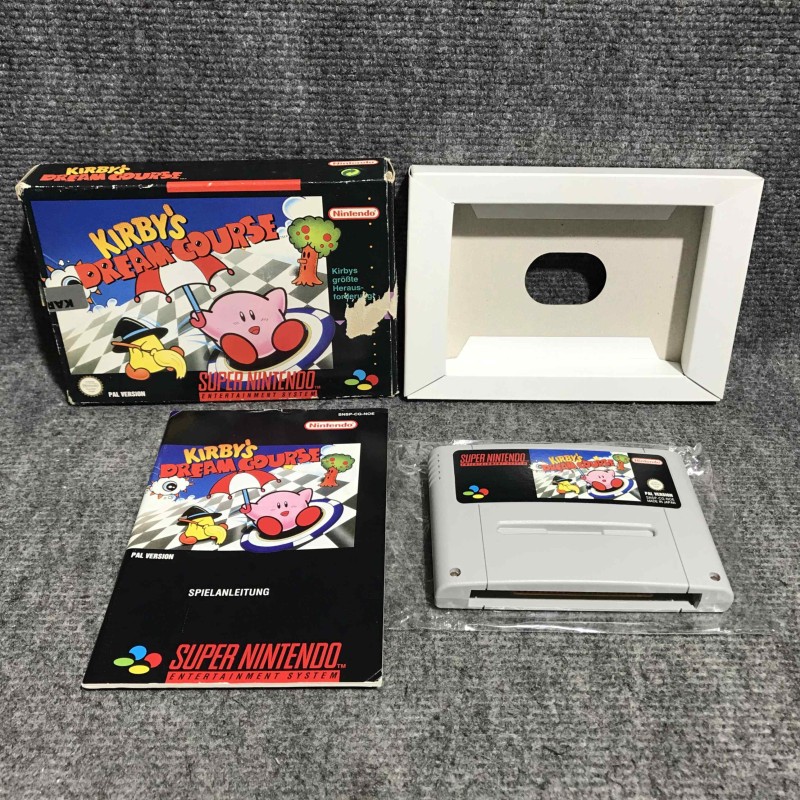 KIRBYS DREAM COURSE SUPER NINTENDO SNES