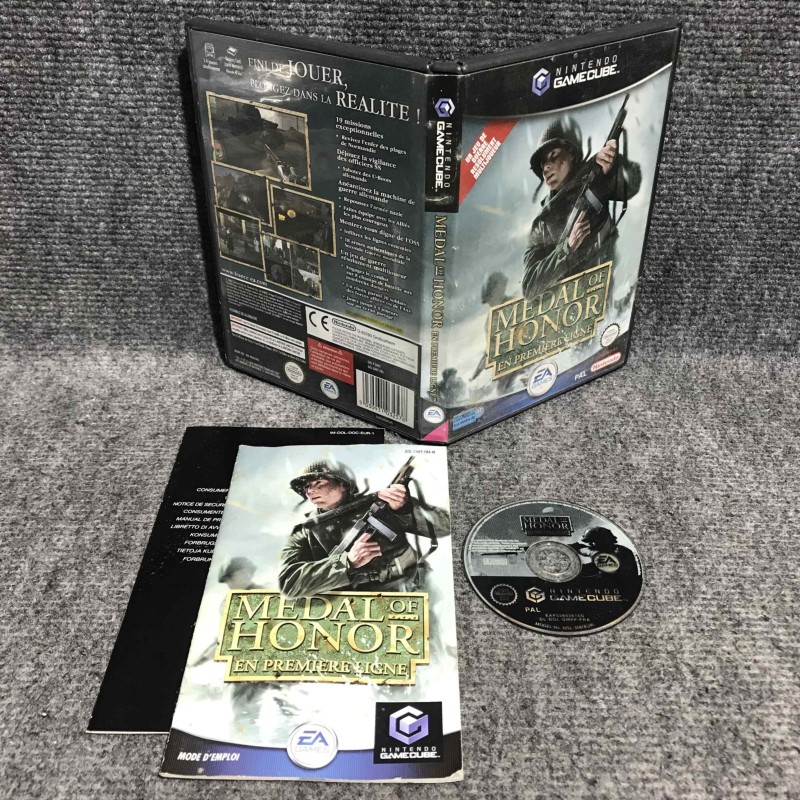 MEDAL OF HONOR EN PREMIERE LIGNE NINTENDO GAME CUBE