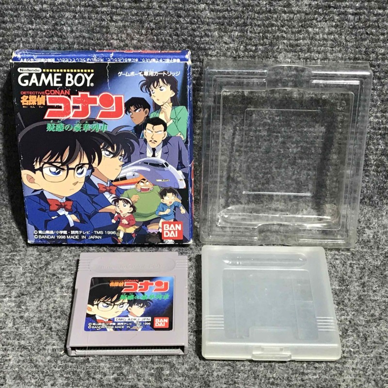 MEITANTEI CONAN GIWAKU NO GOUKA RESSHA JAP NINTENDO GAME BOY GB