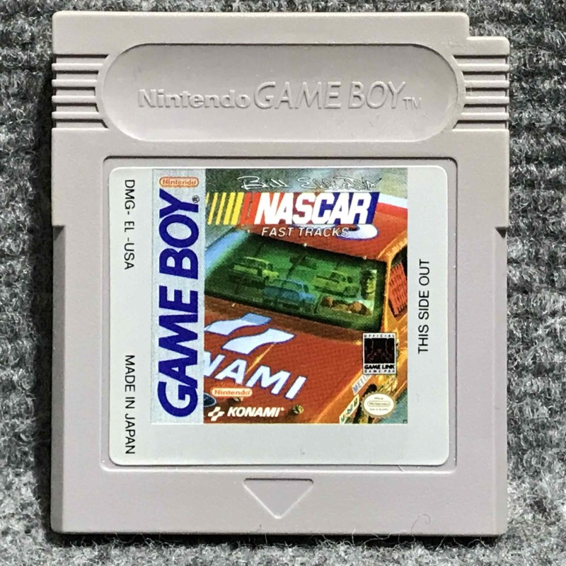 BILL ELLIOTTS NASCAR FAST TRACKS NTSC USA NINTENDO GAME BOY GB
