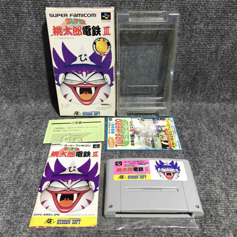 SUPER MOMOTAROU DENTETSU III JAP NINTENDO SUPER FAMICOM SNES SFC