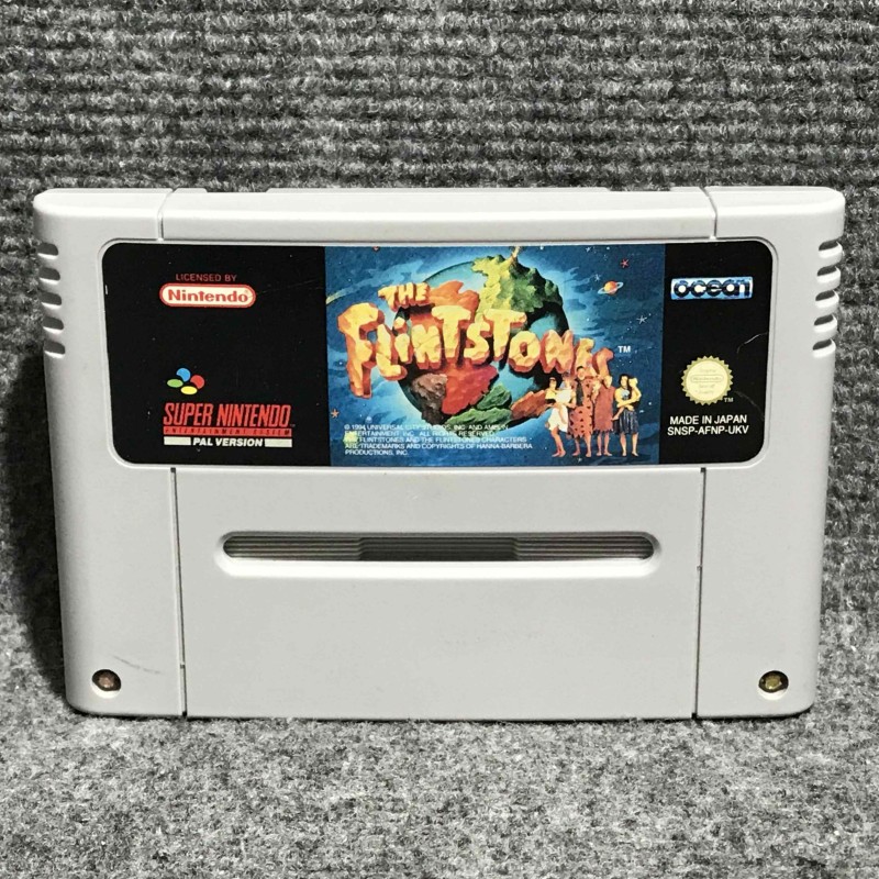 THE FLINTSTONES SUPER NINTENDO SNES