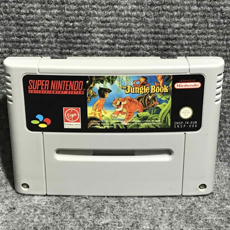 DISNEY THE JUNGLE BOOK SUPER NINTENDO SNES