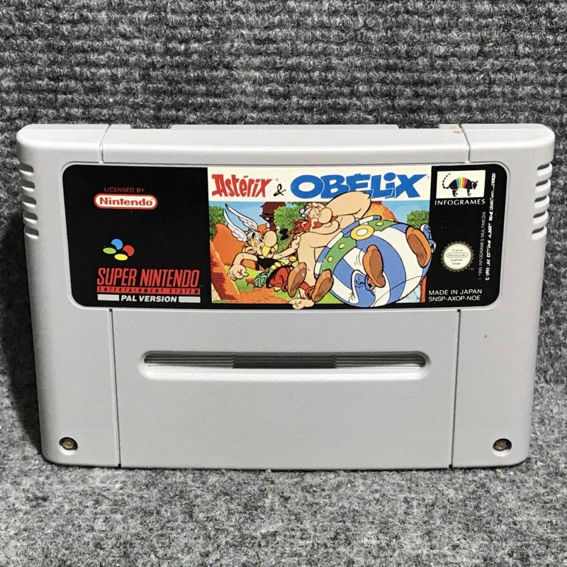 ASTERIX AND OBELIX SUPER NINTENDO SNES