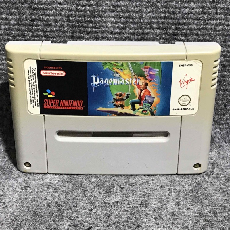 THE PAGEMASTER SUPER NINTENDO SNES