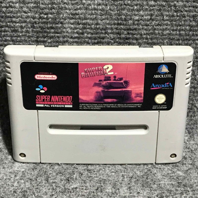 SUPER BATTLETANK 2 SUPER NINTENDO SNES