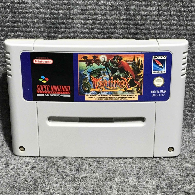 EQUINOX SUPER NINTENDO SNES
