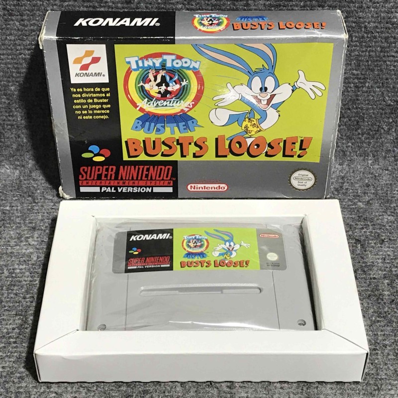 TINY TOON ADVENTURES BUSTER BUSTS LOOSE SUPER NINTENDO SNES
