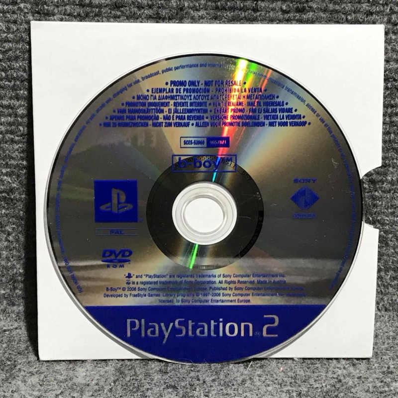B BOY PROMO SONY PLAYSTATION 2 PS2