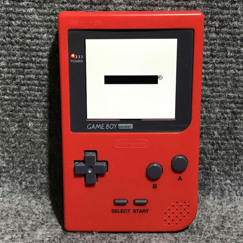CONSOLA NINTENDO GAME BOY POCKET ROJO PANTALLA IPS