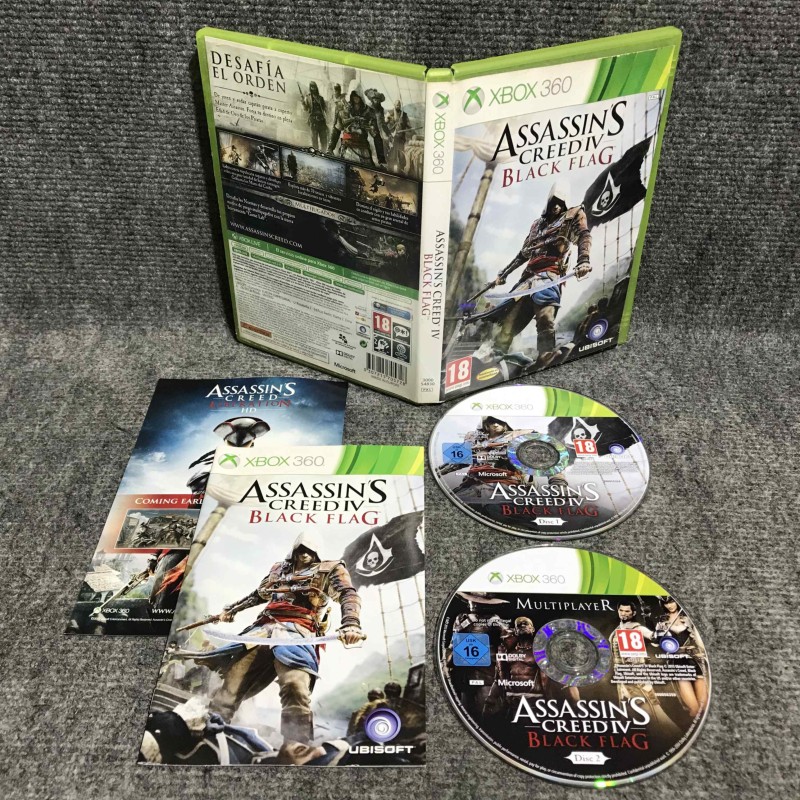 ASSASSINS CREED BLACK FLAG MICROSOFT XBOX 360