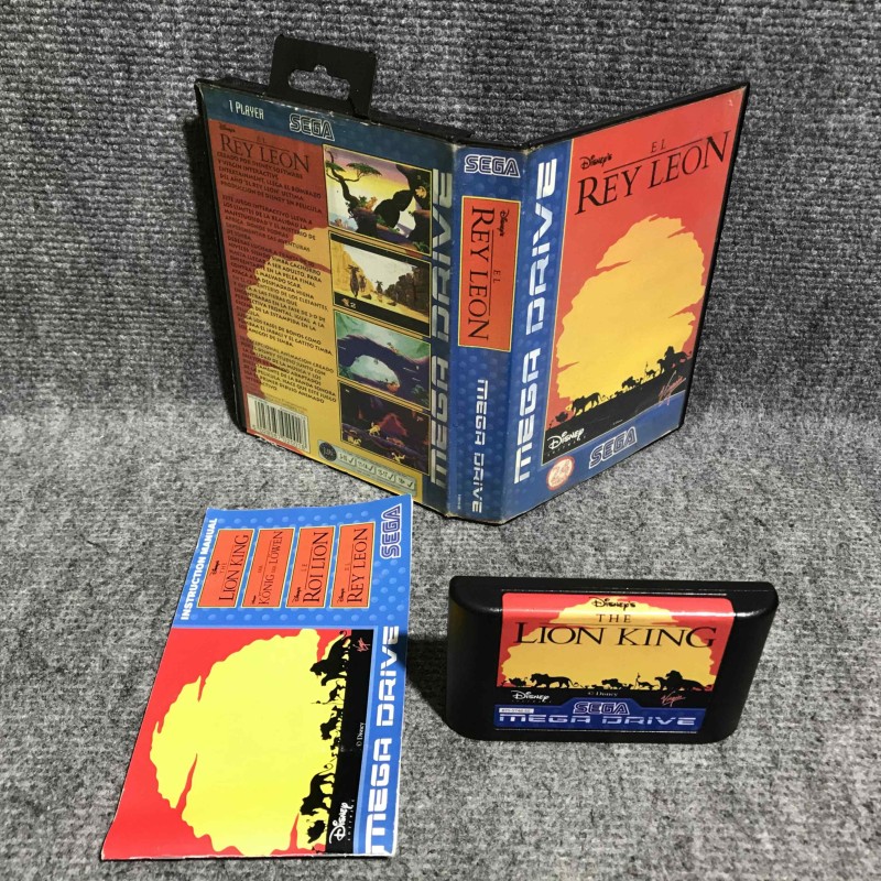 EL REY LEON DISNEY SEGA MEGA DRIVE