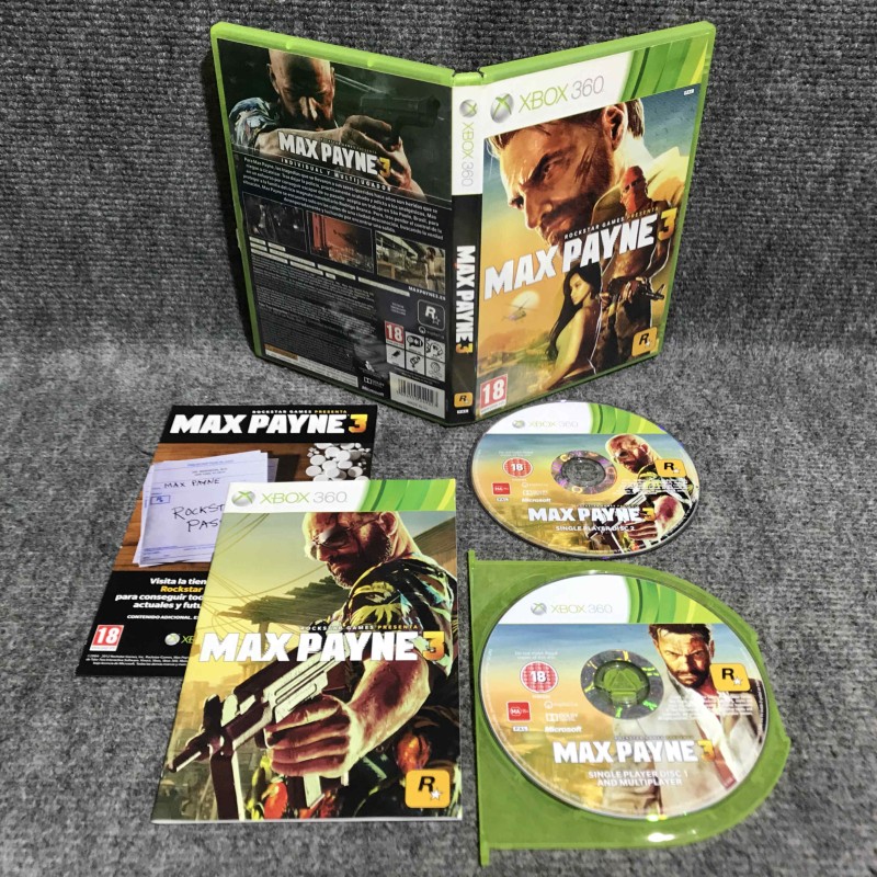 MAX PAYNE 3 MICROSOFT XBOX 360