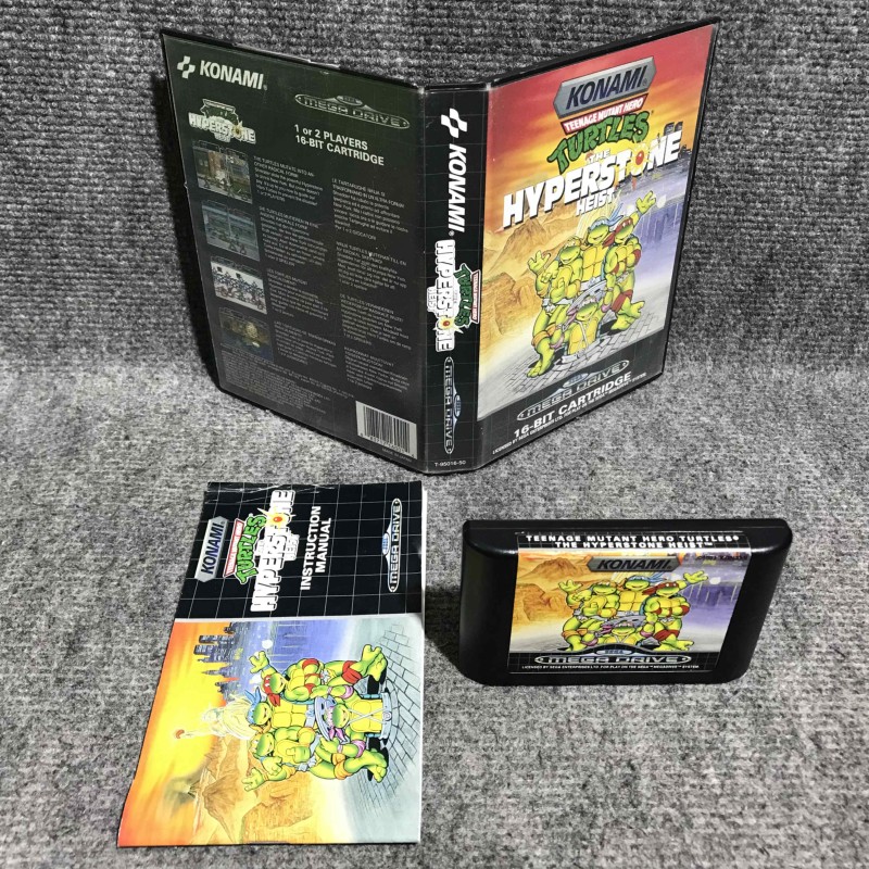 TEENAGE MUTANT NINJA TURTLES HYPERSTONE HEIST SEGA MEGA DRIVE