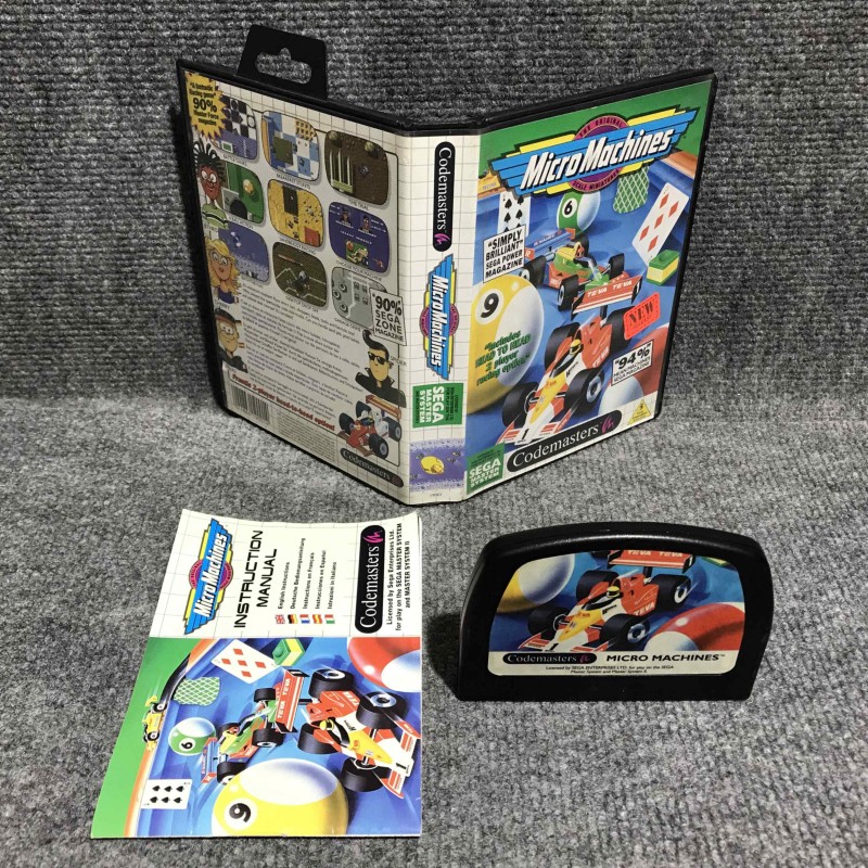 MICRO MACHINES SEGA MASTER SYSTEM