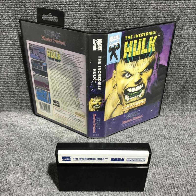 THE INCREDIBLE HULK SEGA MASTER SYSTEM