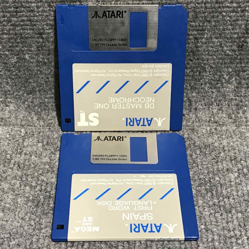 LANGUAGE DISK+DB MASTER ONE+NEOCHROME ATARI ST