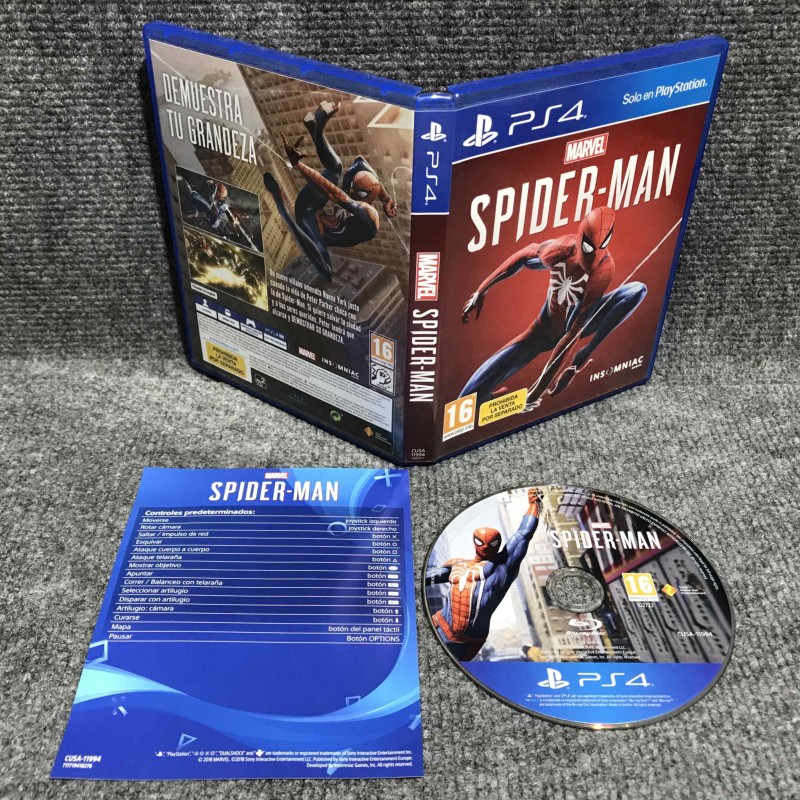 SPIDERMAN SONY PLAYSTATION 4 PS4