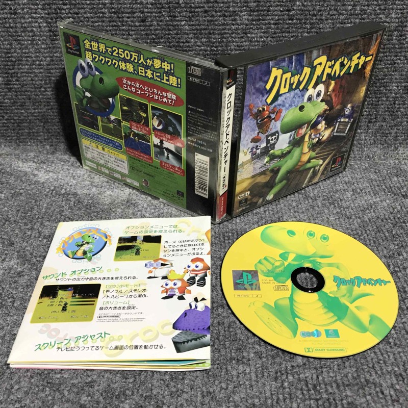 CROC ADVENTURE JAP SONY PLAYSTATION PS1