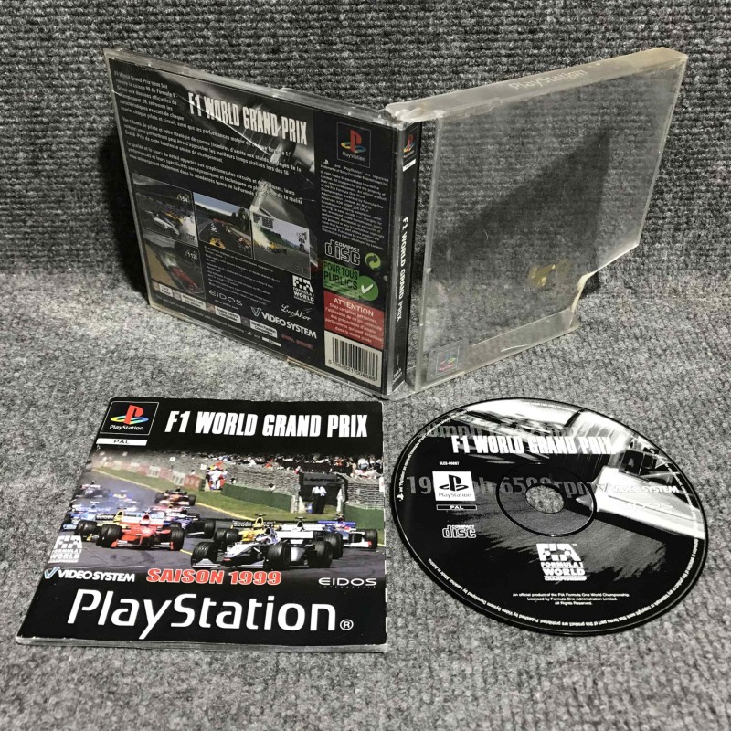 F1 WORLD GRAND PRIX 1999 SEASON SONY PLAYSTATION PS1