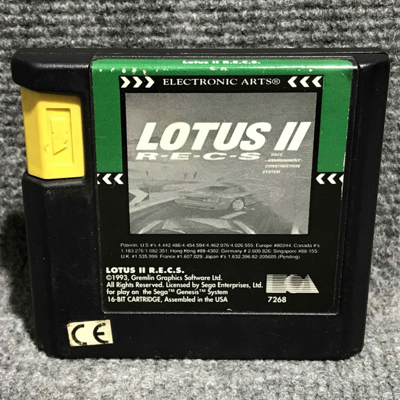 LOTUS II RECS SEGA MEGA DRIVE