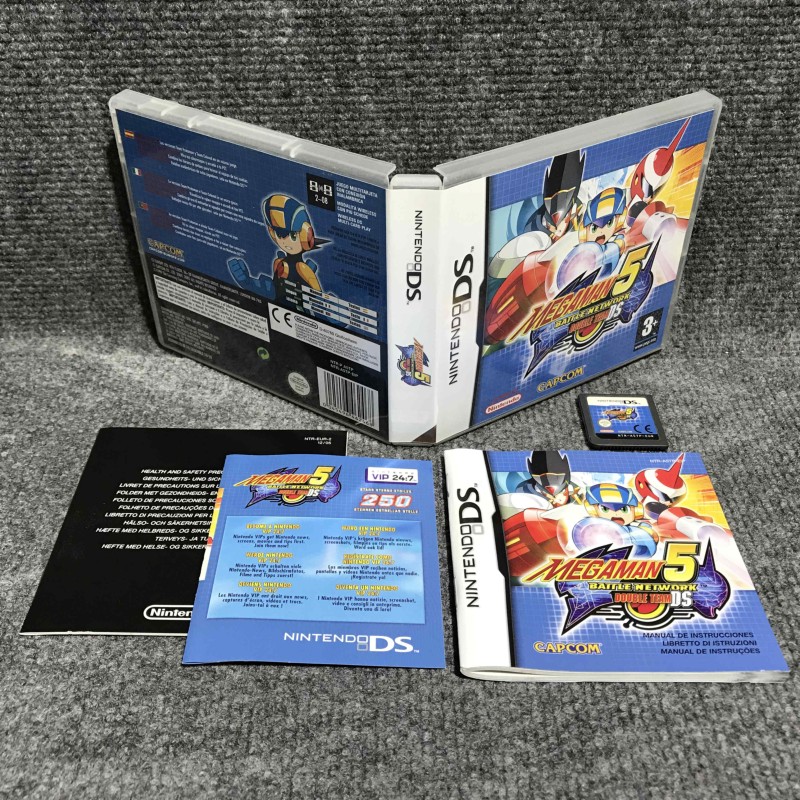 MEGAMAN 5 BATTLE NETWORK DOUBLE TEAM DS NINTENDO DS