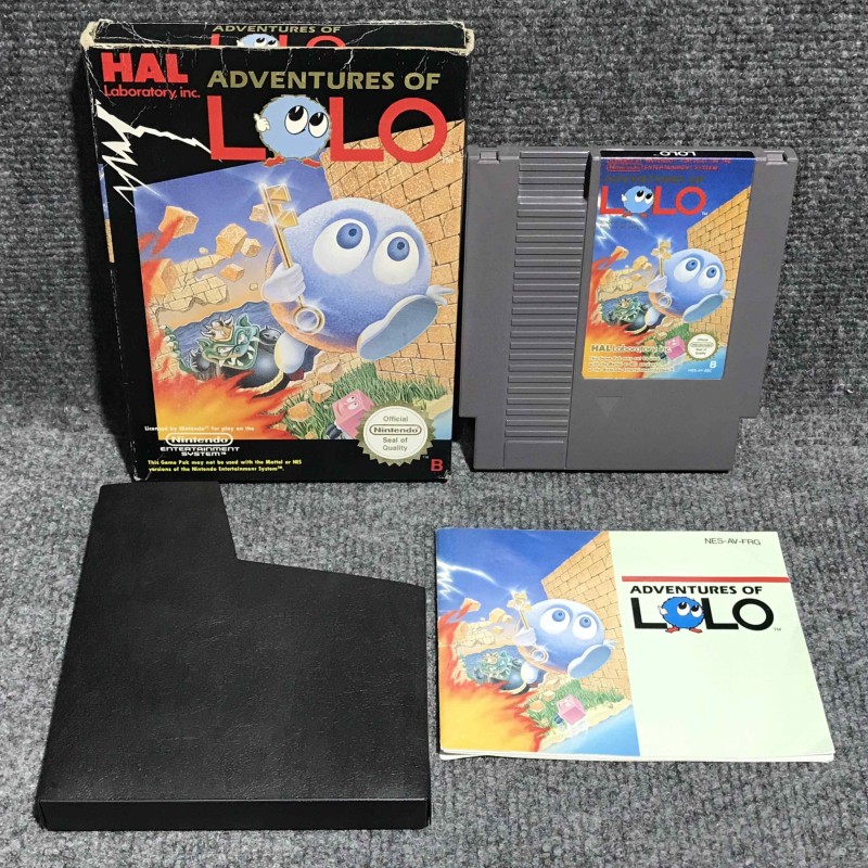 ADVENTURES OF LOLO NINTENDO NES