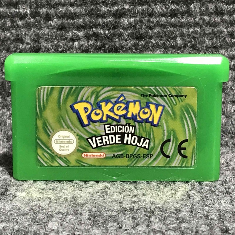 POKEMON VERDE HOJA NINTENDO GAME BOY ADVANCE GBA