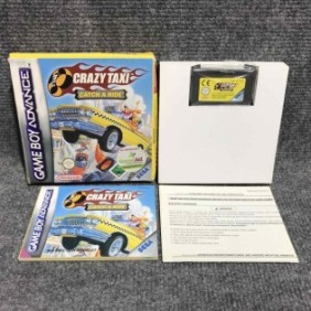 CRAZY TAXI CATCH A RIDE NINTENDO GAME BOY ADVANCE GBA