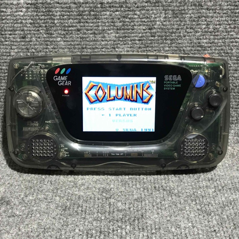 CONSOLA SEGA GAME GEAR CLEAR SMOKE MOD IPS 2 SPEAKERS RECAP