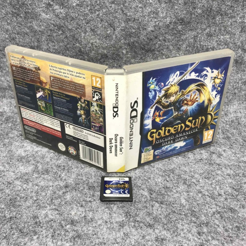 GOLDEN SUN OSCURO AMANECER DARK DAWN NINTENDO DS