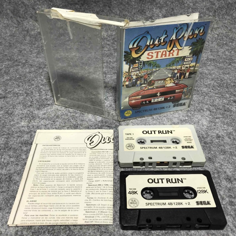 OUT RUN SINCLAIR ZX SPECTRUM