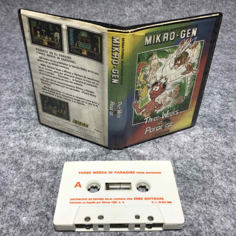 THREE WEEKS IN PARADISE SINCLAIR ZX SPECTRUM