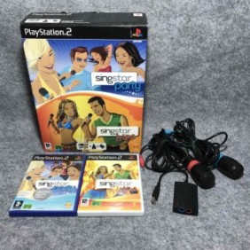 SINGSTAR PACK PARTY+LATINO SONY PLAYSTATION 2 PS2