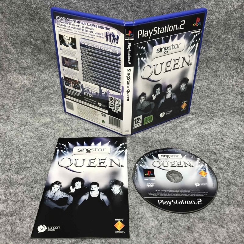 SINGSTAR QUEEN SONY PLAYSTATION 2 PS2
