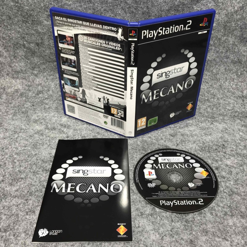 SINGSTAR MECANO SONY PLAYSTATION 2 PS2