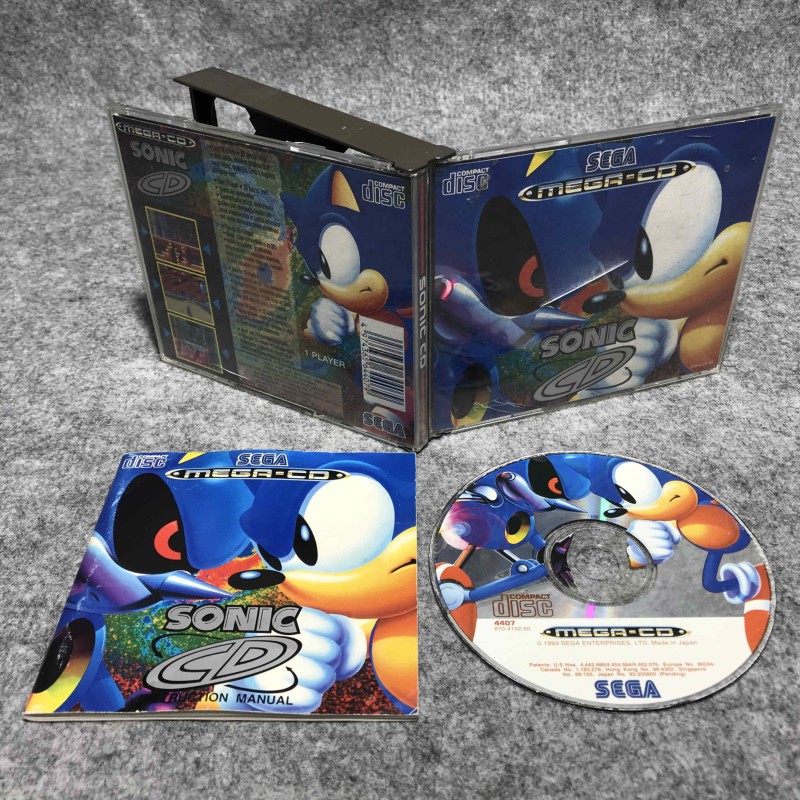 SONIC CD SEGA MEGA CD MEGA DRIVE