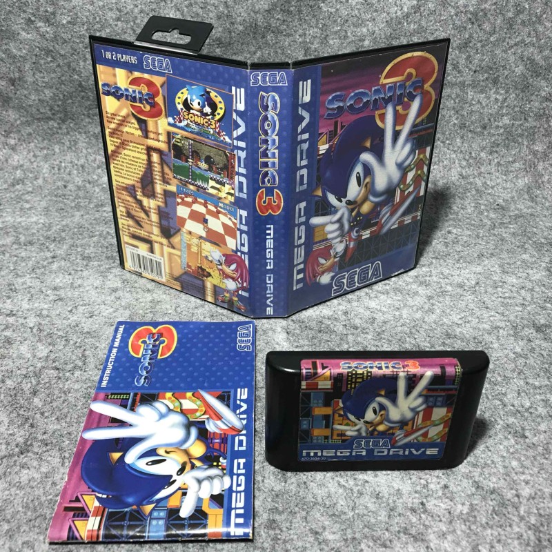 SONIC 3 SEGA MEGA DRIVE