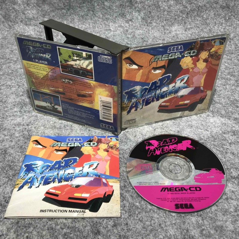 ROAD AVENGER SEGA MEGA CD MEGA DRIVE