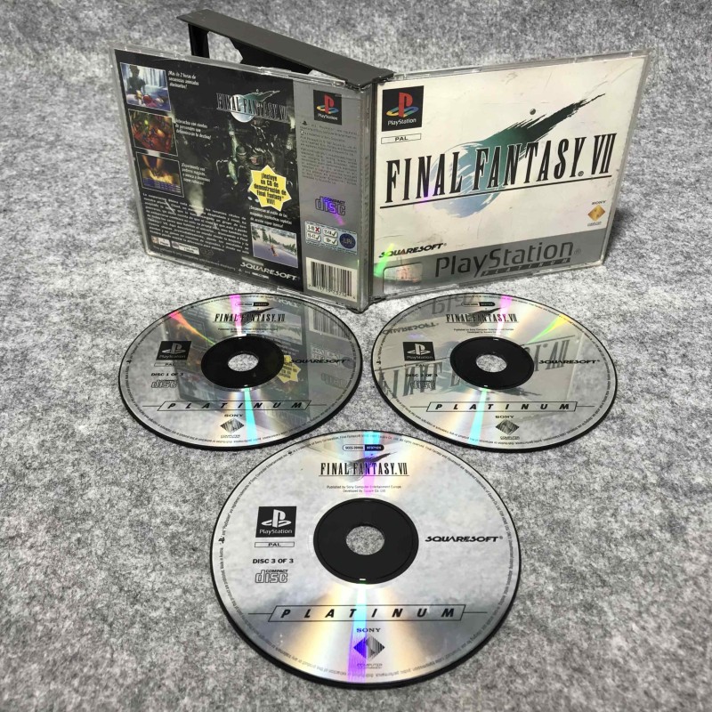 FINAL FANTASY VII PLATINUM SONY PLAYSTATION PS1