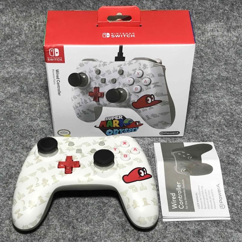 WIRED CONTROLLER SUPER MARIO ODYSSEY NINTENDO SWITCH