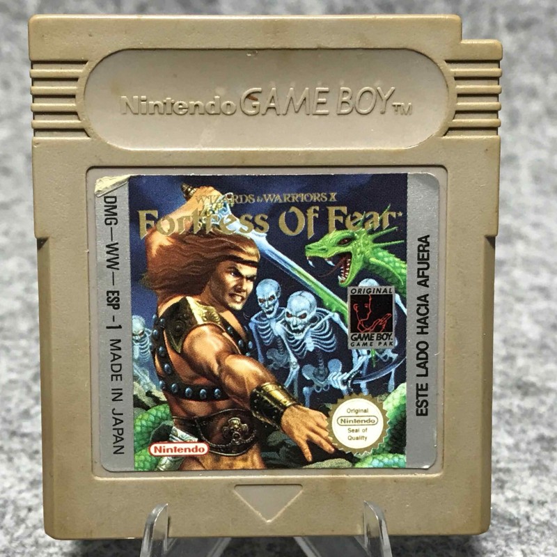 WIZARDS AND WARRIORS X FORTRESS OF FEAR NINTENDO GAME BOY GB