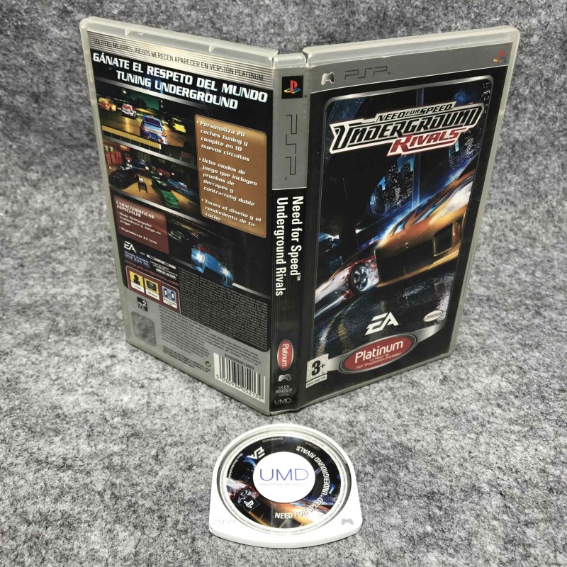NEED FOR SPEED UNDERGROUND RIVALS SONY PSP