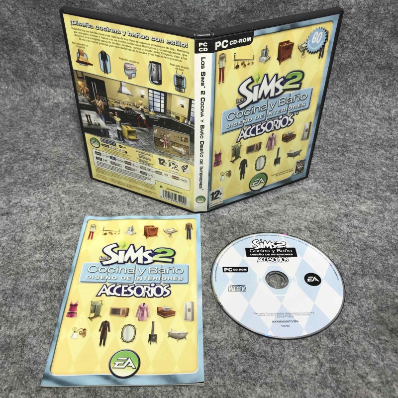 LOS SIMS 2 COCINA Y BAÑO DISEÑO DE INTERIORES PC