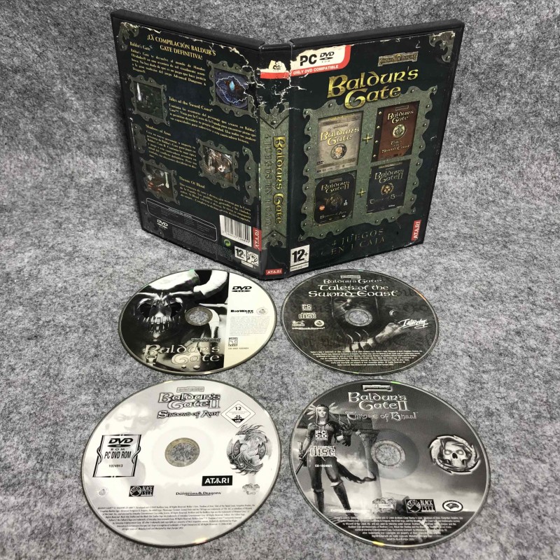 BALDURS GATE 4 JUEGOS EN 1 CAJA PC