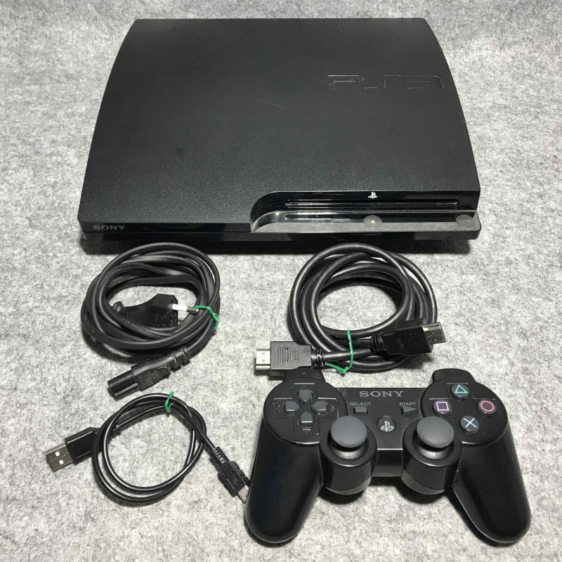 CONSOLA SONY PLAYSTATION 3 SLIM 320GB+SIXAXIS+USB+HDMI+AC PS3