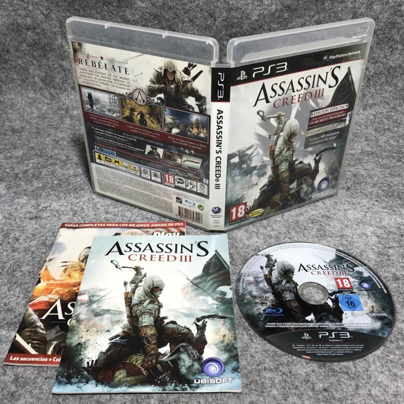 ASSASSINS CREED III SONY PLAYSTATION 3 PS3