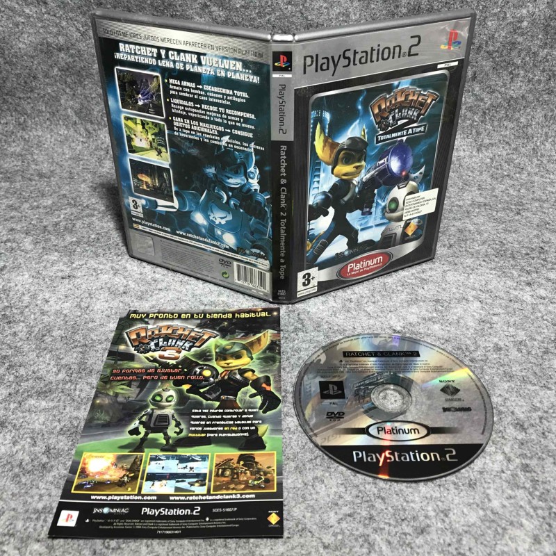 RATCHET AND CLANK 2 TOTALMENTE A TOPE SONY PLAYSTATION 2 PS2