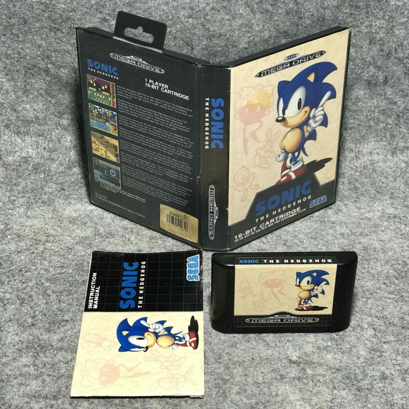 SONIC THE HEDGEHOG SEGA MEGA DRIVE