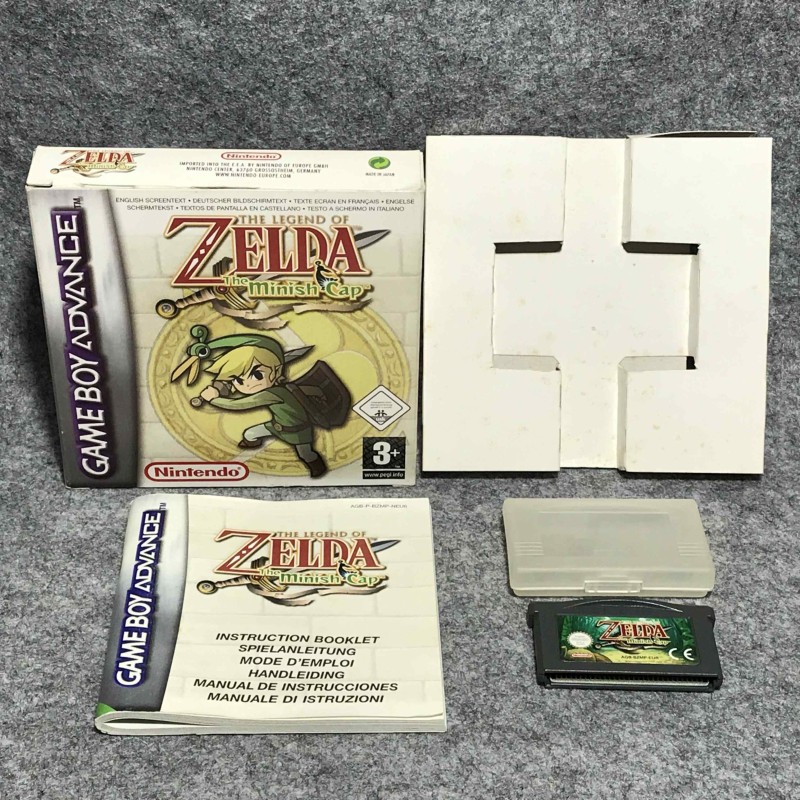 THE LEGEND OF ZELDA THE MINISH CAP NINTENDO GAME BOY ADVANCE GBA